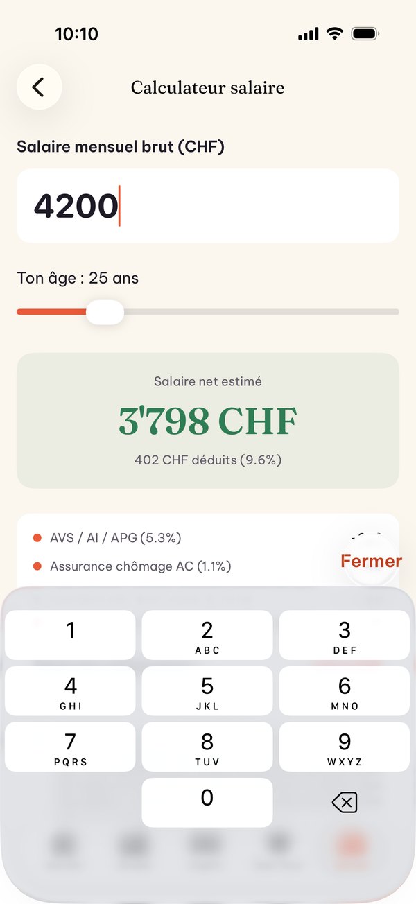 Calculateur de salaire